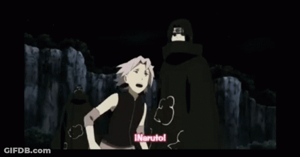 Uchiha Itachi Grabs Sakura Come Here GIF