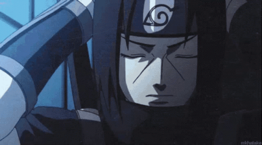 Uchiha Itachi Ready For The Mission Sharingan GIF