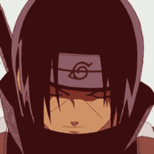 Uchiha Itachi Slow Look Up Death Stare GIF