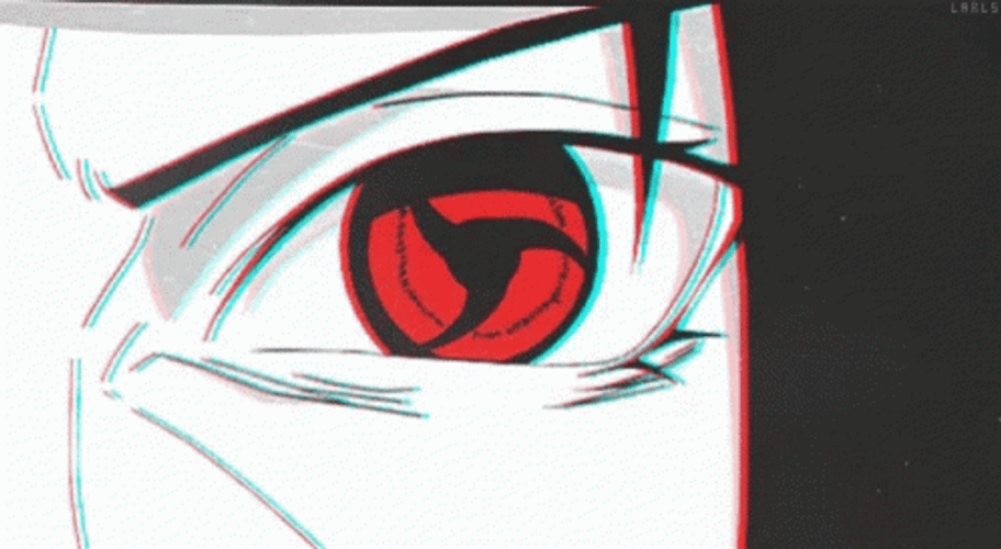 Uchiha Itachi Using Amaterasu Bloody Eyes GIF