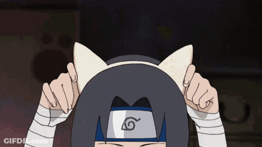 Uchiha Itachi Young Kid Cat Ears Cute GIF
