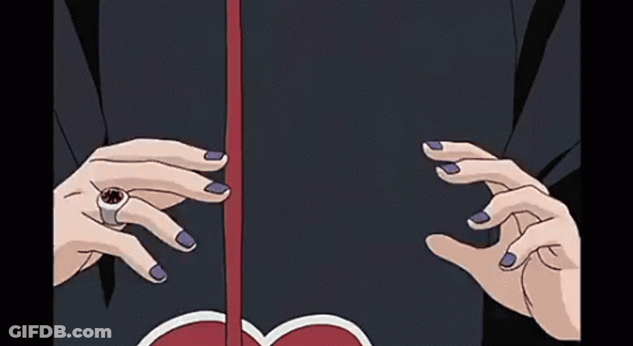 Uchiha Jutsu Naruto Hand Signs GIF