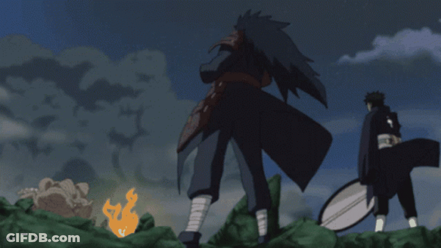 Uchiha Madara Shisui Looking For A Fight GIF