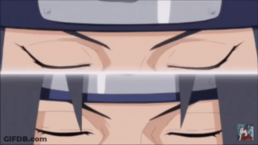 Uchiha Shisui And Itachi  Sharingan Training GIF