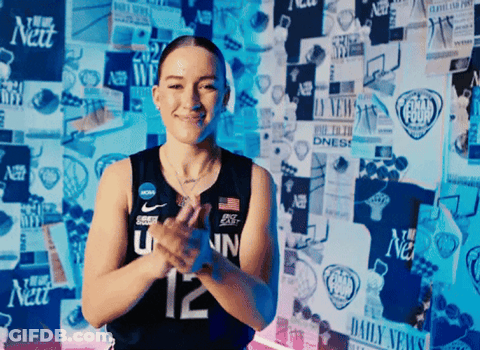 Uconn Ashlyn Yennie Clapping Hands GIF