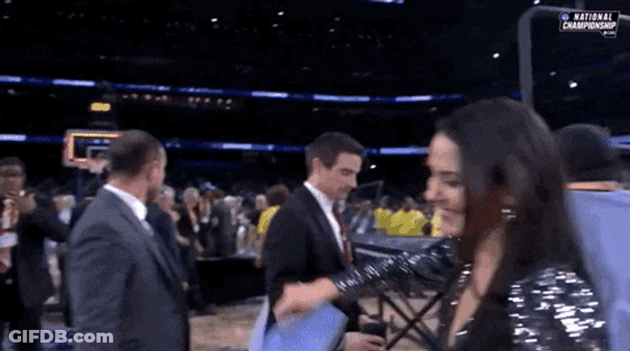 Uconn Throwing Confetti GIF