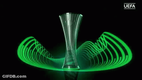 UEFA Logo With Trophy GIF