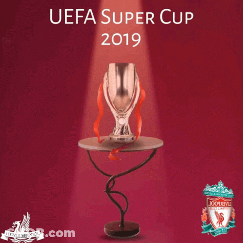 UEFA Super Cup 2019 Poster With Trophy GIF