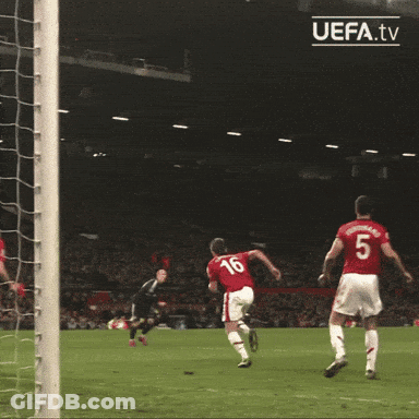 Uefa.tv Is Displayed On The Soccer Field GIF