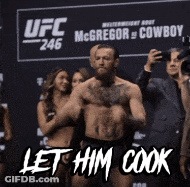 UFC 246 McGregor Vs Cowboy Sign GIF
