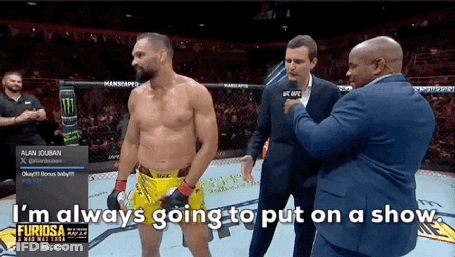 Ufc Alan Jouban Putting On Show GIF
