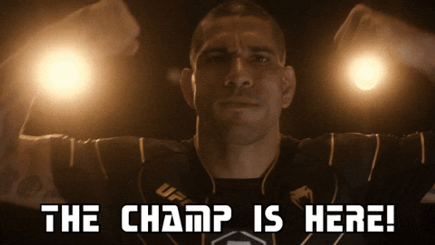 Ufc Alex Pereira Champ Is Here GIF
