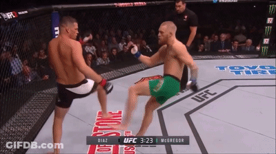 UFC Fight Diaz Vs McGregor GIF