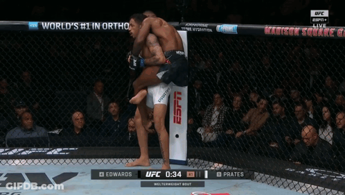 UFC Fight Edwards Vs Prates GIF