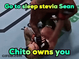 UFC Fight Go To Sleep Stevia Sean Chito Owns You GIF