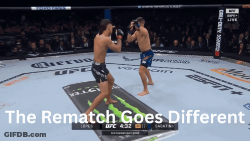 UFC Fight Lopes Vs Sabatini On ESPN GIF