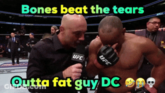 UFC Fighter Interviewed By Reporter GIF