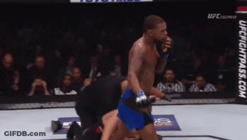 Ufc Fightpass.com Is Displayed In The Corner Of This Boxing Match GIF