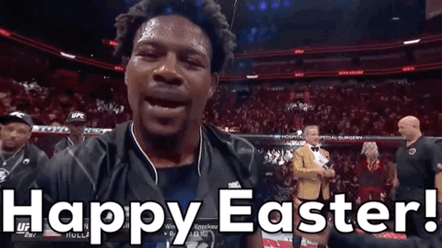 Ufc Kevin Holland Happy Easter GIF