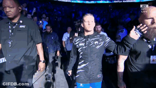 UFC Man Walking Into Stadium GIF
