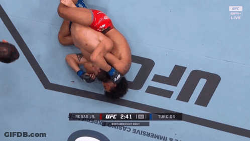 UFC Match Rosas Jr. Vs Turcios GIF