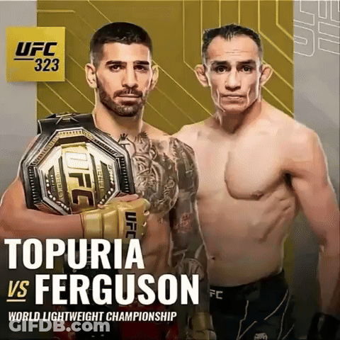 UFC World Lightweight Championship Poster GIF