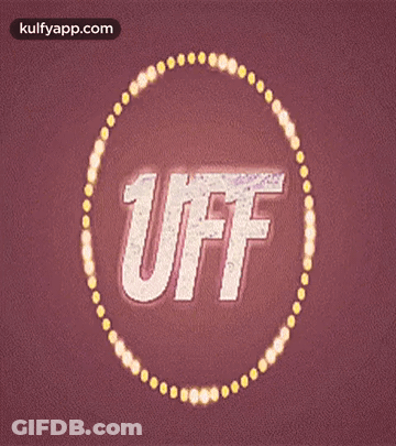 Uff In Circle Of Lights GIF