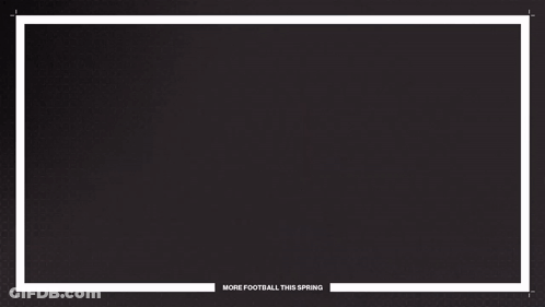 UFL Kickoff Weekend Schedule GIF