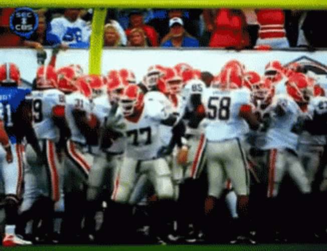 Uga Bulldogs Football Team Vintage GIF