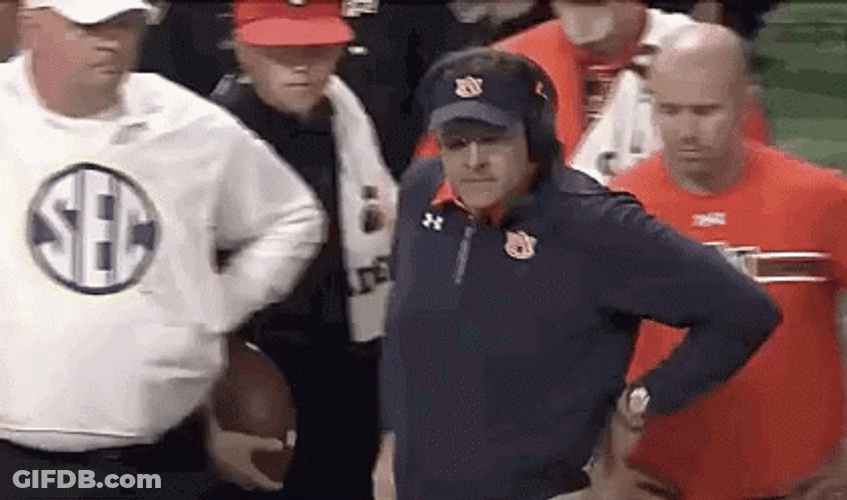 Uga Football Coach Kirby Smart Jumping GIF