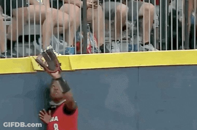 Uga Jayda Kearney Failing To Catch Softball GIF