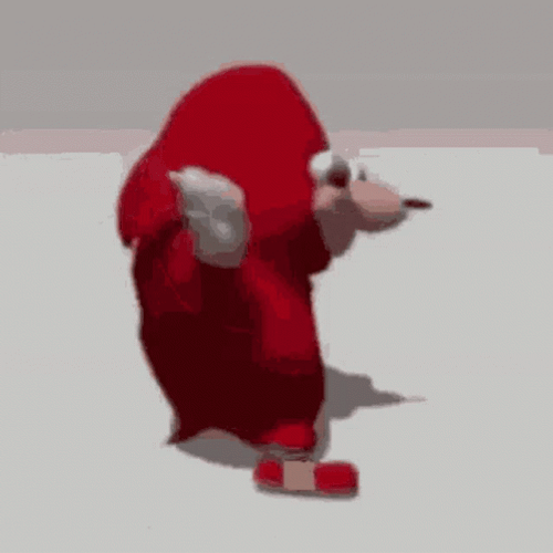 Uganda Knuckles Dancing GIF