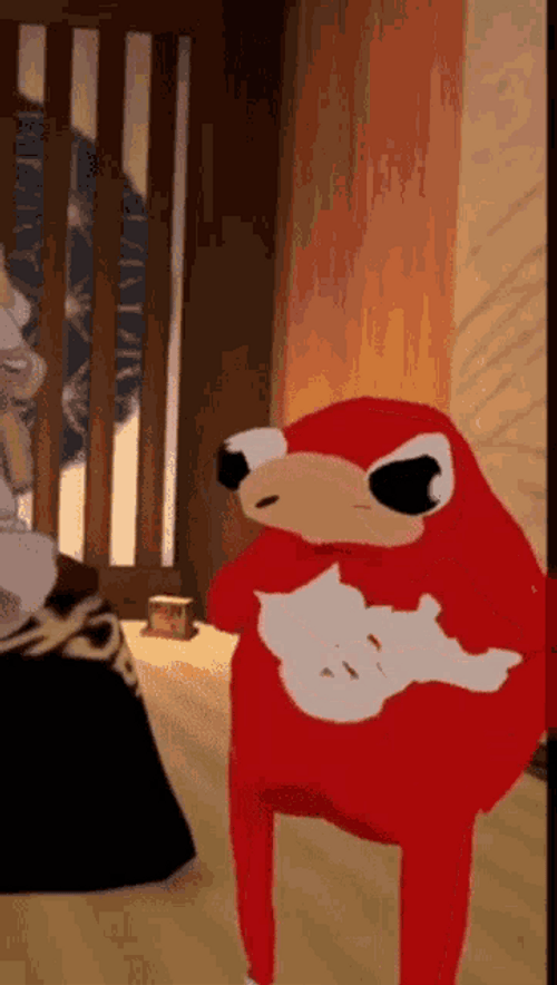 Ugandan Knuckles Animated Art Dancing Club GIF