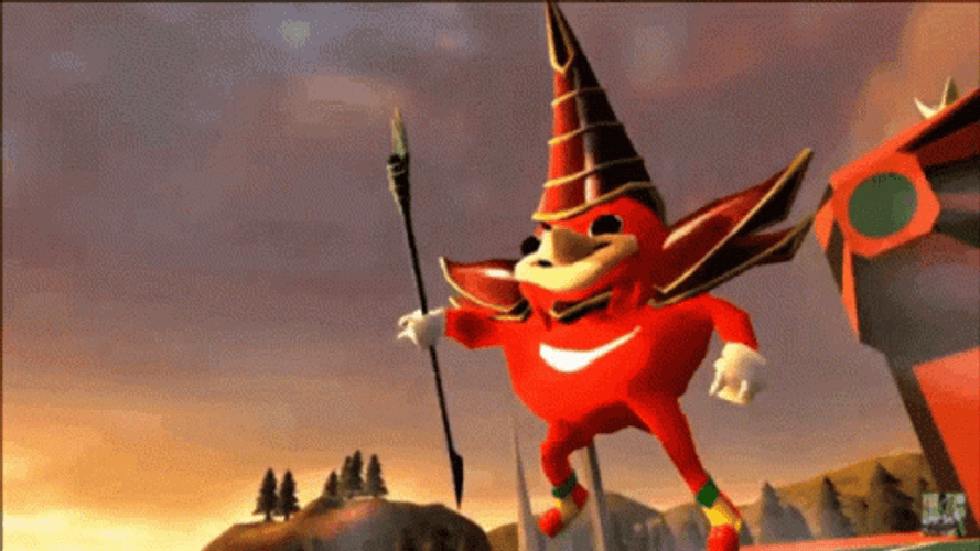 Ugandan Knuckles Power Unleash Meme GIF