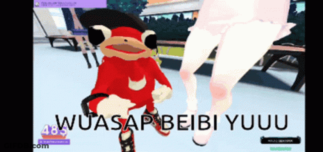 Ugandan Knuckles Rapper What’s Up Meme GIF