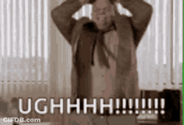 Ugh Angry Man Reaction GIF