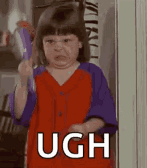 Ugh Angry Pissed Little Girl GIF