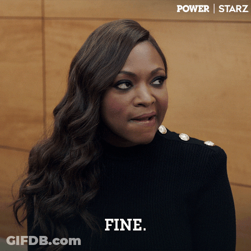Ugh Fine Agitated Black Lady Side Eye GIF
