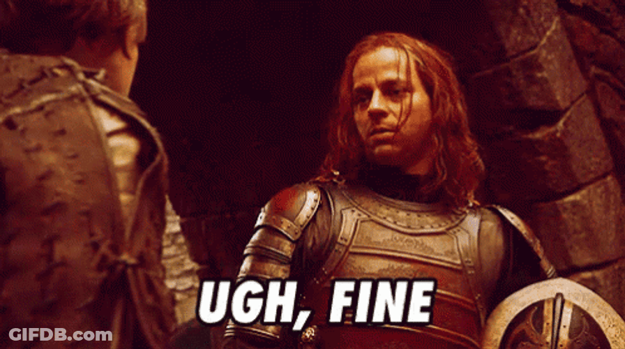 Ugh Fine Annoyed Soldier Game Of Thrones GIF