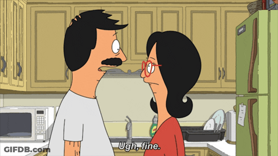 Ugh Fine Bob Belcher Bob's Burgers GIF