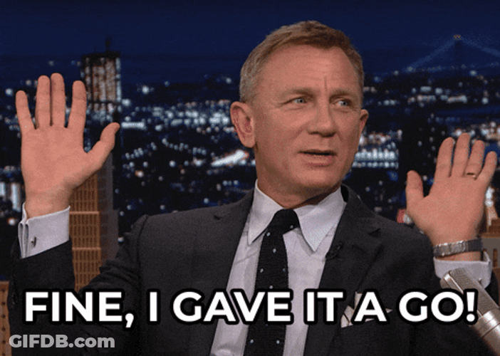 Ugh Fine Daniel Craig Jimmy Fallon Show GIF