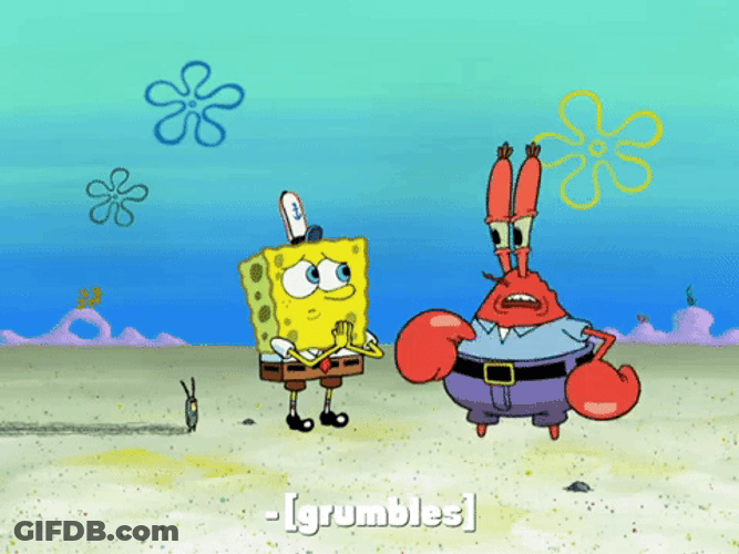 Ugh Fine Frustrated Mr Krabs GIF