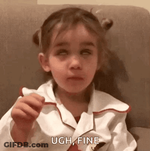 Ugh Fine Sassy Kid Eye Roll GIF
