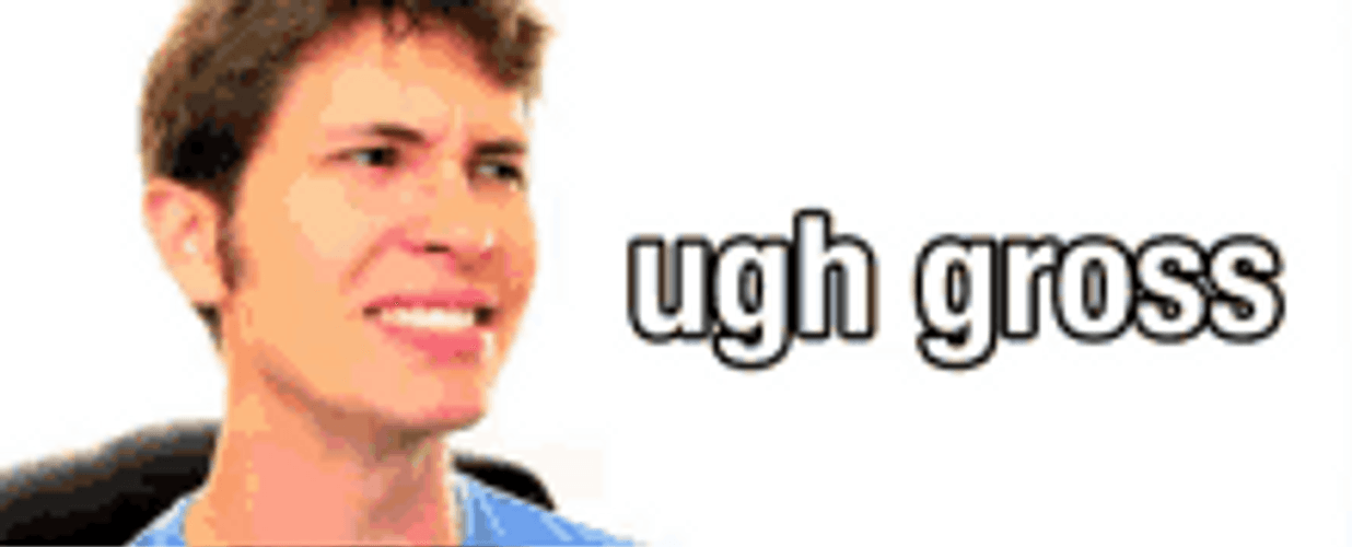 Ugh Gross Disgusted Reaction GIF