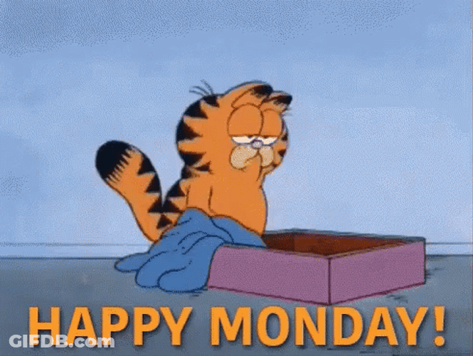 Ugh Monday Garfield GIF