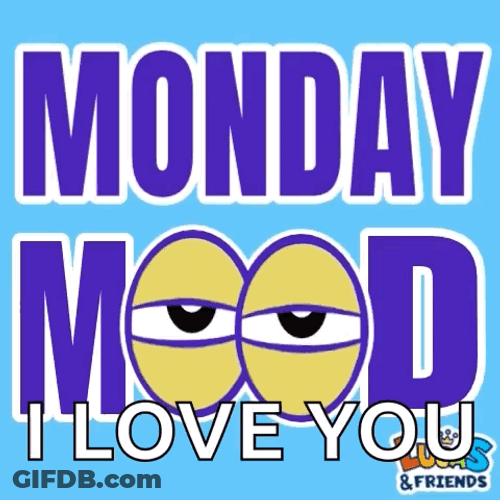 Ugh Monday Makes Me Sleepy GIF