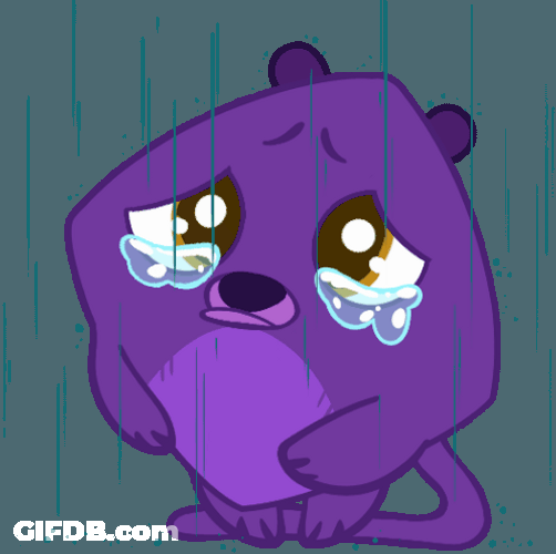 Ugly Cry Bibipet Purple Cat GIF