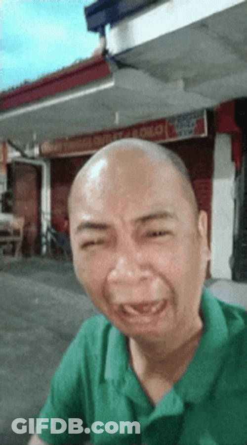 Ugly Cry Jonathan Outdoor Video Selfie GIF