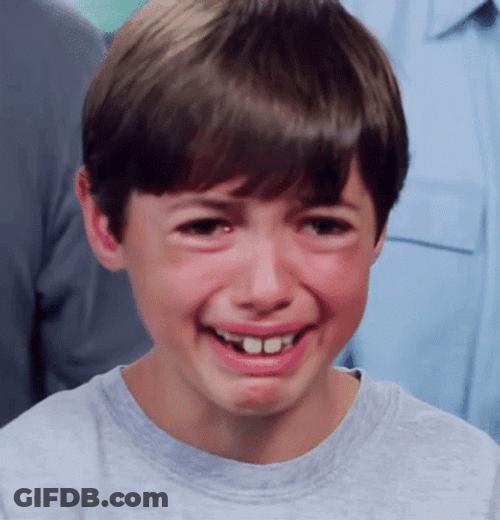 Ugly Cry Kid Buck Teeth Eyes Tears Sad GIF