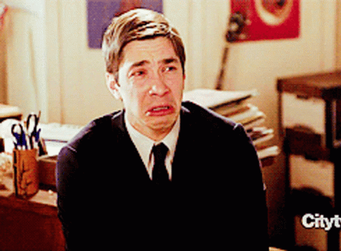 Ugly Cry New Girl Justin Long GIF